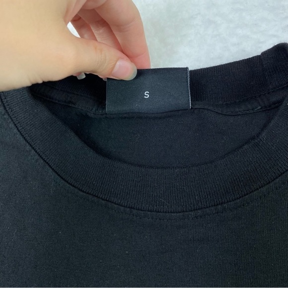 ECOSYS skull neon and black Tshirt size S-M - Picture 5 of 13